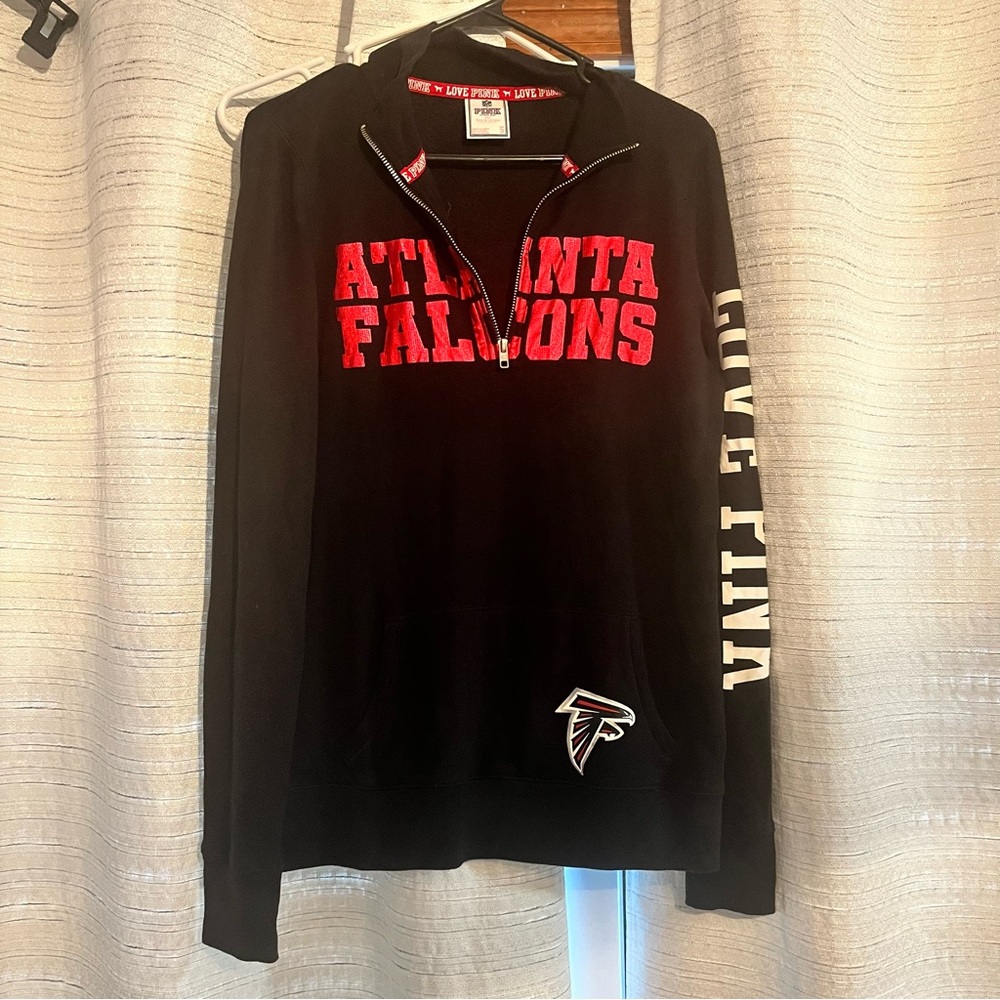 Victoria Secret Atlanta Falcons 1/2 Zip Pullover Size Small